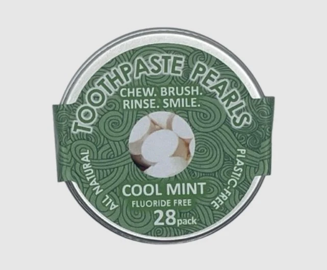 The Turtle Tribe Toothpaste Pearls Cool Mint Fluoride Free - Image 6