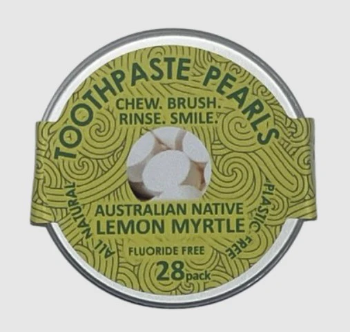 The Turtle Tribe Toothpaste Pearls Lemon Myrtle Fluoride Free - Image 4