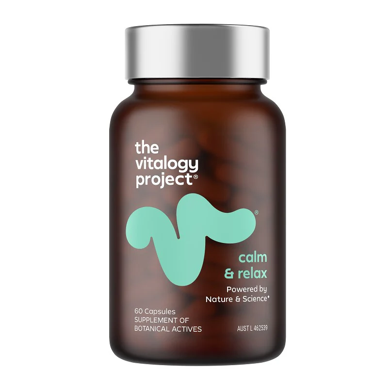 The Vitalogy Project Calm & Relax 60 Capsules