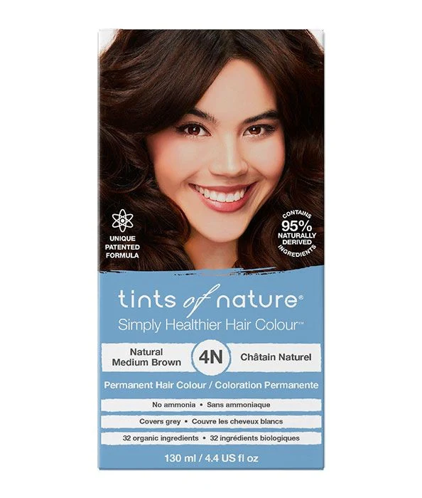Tints of Nature Natural Medium Brown 4N 120ml