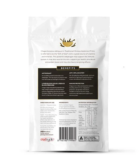 Tonika Organic Chaga Powder THE BODYGUARD 90g - Image 2