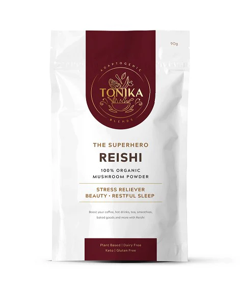 Tonika Organic Reishi Mushroom Powder THE SUPERHERO 90g