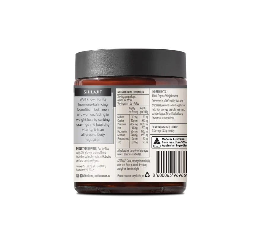Tonika Shilajit Minerial Powder - THE HAPPINESS 90G - Image 2