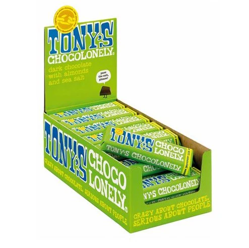 Tony's Chocolonely Dark Almond Sea Salt