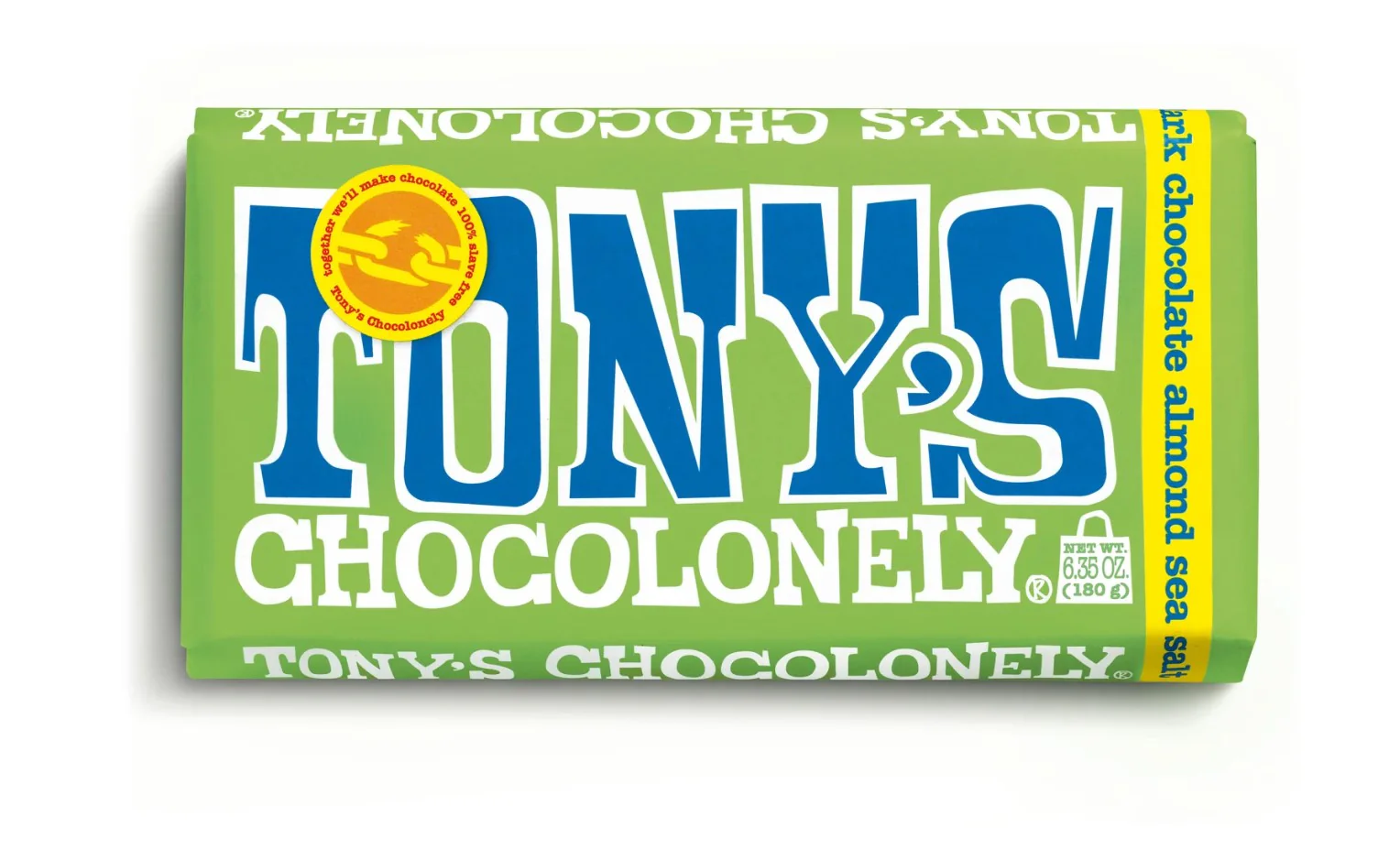 Tony's Chocolonely Dark Almond Sea Salt - Image 4