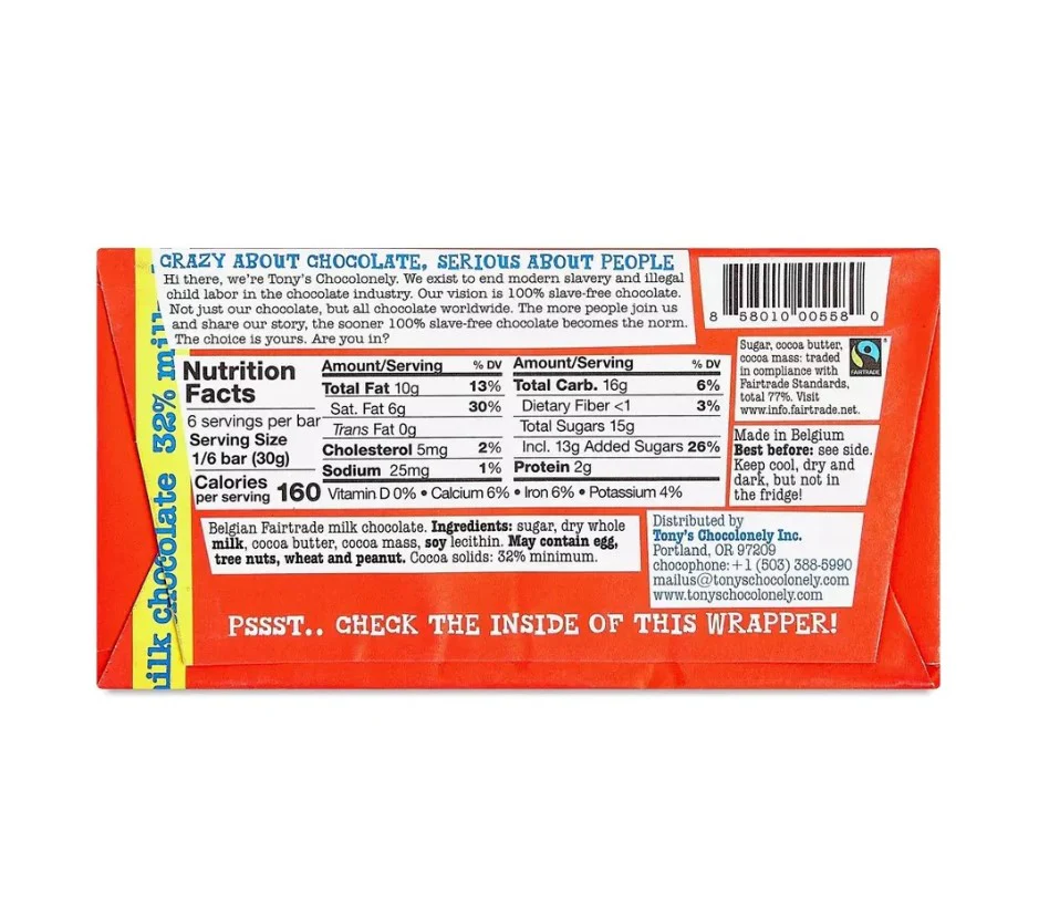 Tony's Chocolonely Milk Chocolate - Image 5