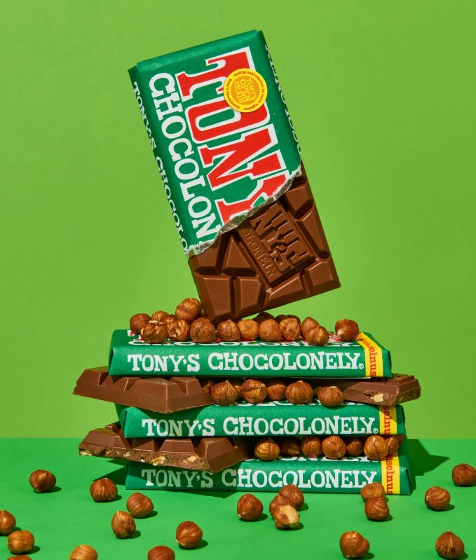 Tony's Chocolonely Milk Hazelnut 180g - Box of 15 - Image 5