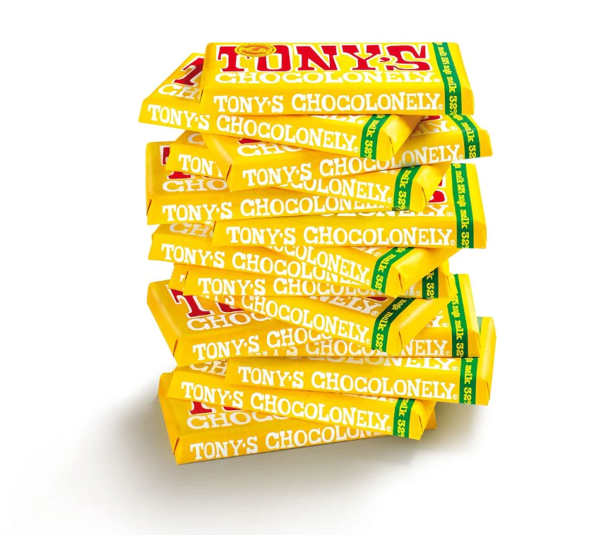 Tony's Chocolonely Milk Honey Almond Nougat 180g - Box of 15 - Image 3