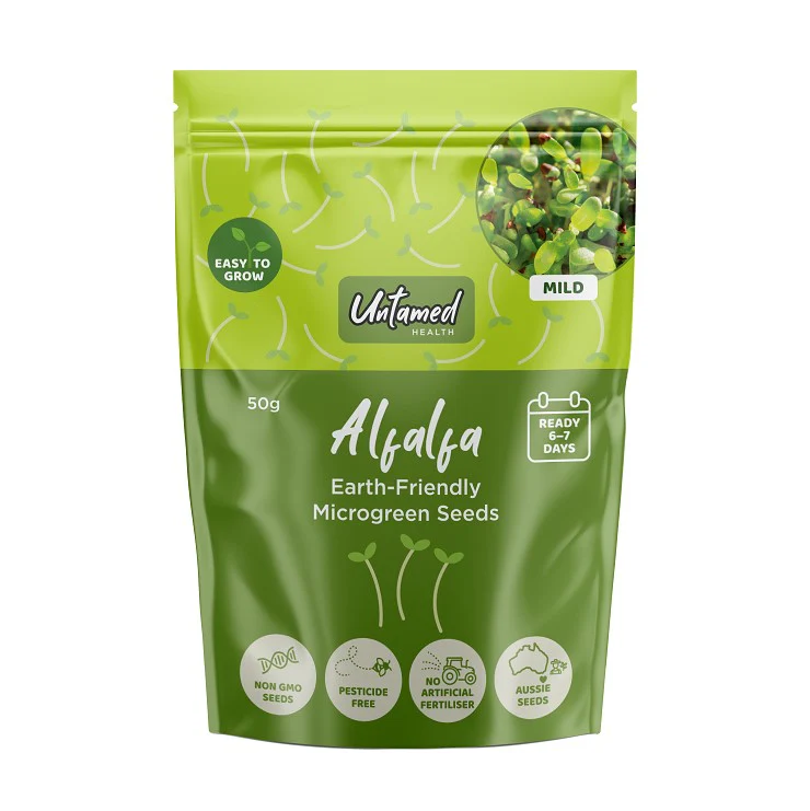 Untamed Health Alfalfa Microgreens Seeds 50g