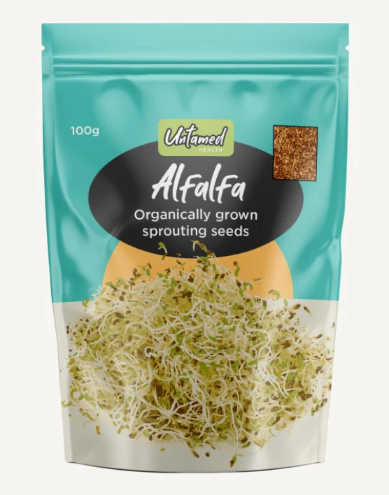 Untamed Health Alfalfa Sprouting Seeds 100g