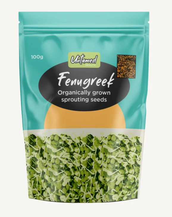 Untamed Health Fenugreek Sprouting Seeds 100g
