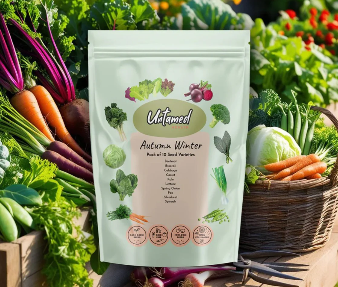Untamed Health Gardening Autumn Winter Vegetable Seed Pack - Image 2