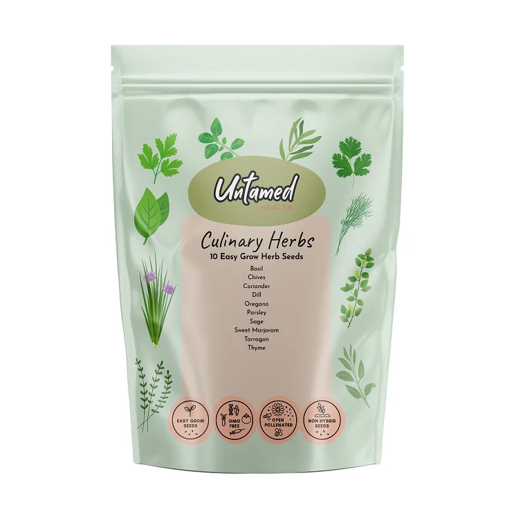 Untamed Health Gardening Culinary Herb Seed Pack