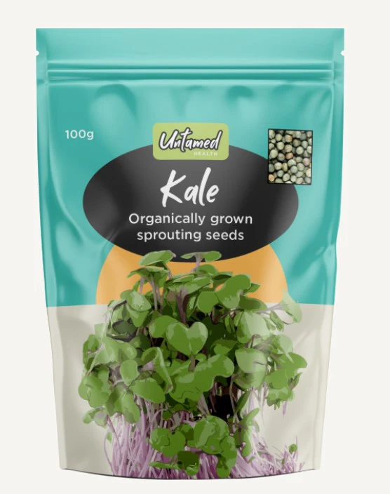 Untamed Health Kale Sprouting Seeds 100g