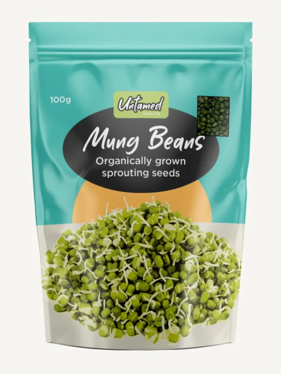 Untamed Health Mung Bean Sprouting Seeds 100g