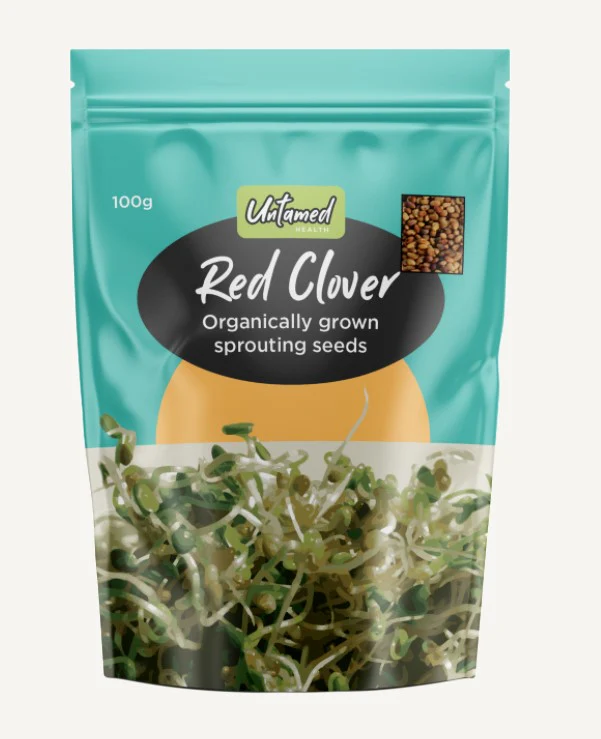 Untamed Health Red Clover Sprouting Seeds 100g