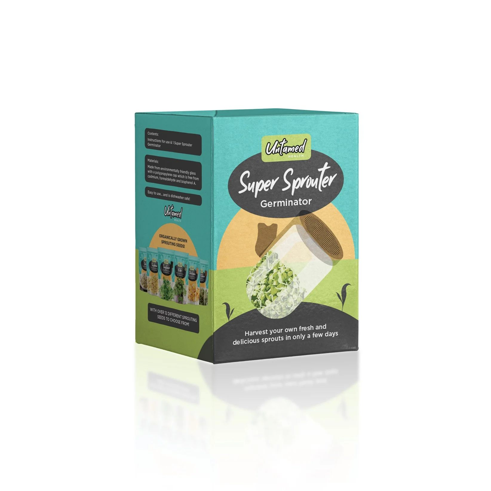Untamed Health Super Sprouter Glass Germinator