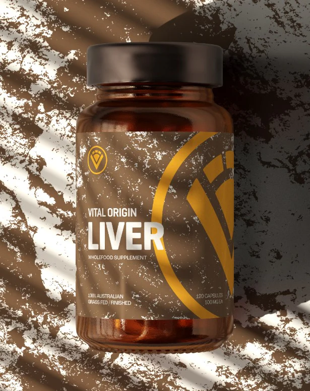 Vital Origin Beef Liver Capsules Glass Bottle 120 capsules - Image 2