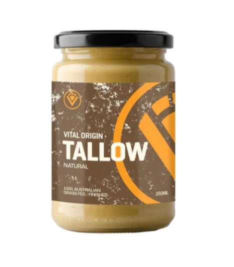 Vital Origin Tallow Natural Glass Jar