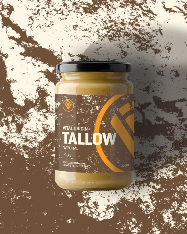 Vital Origin Tallow Natural Glass Jar - Image 2