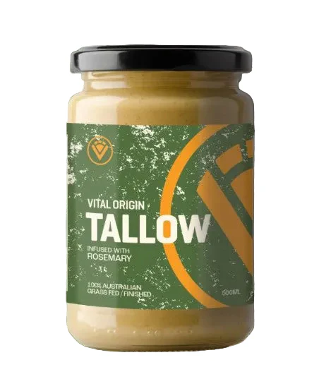 Vital Origin Tallow Rosemary Glass Jar 250ml