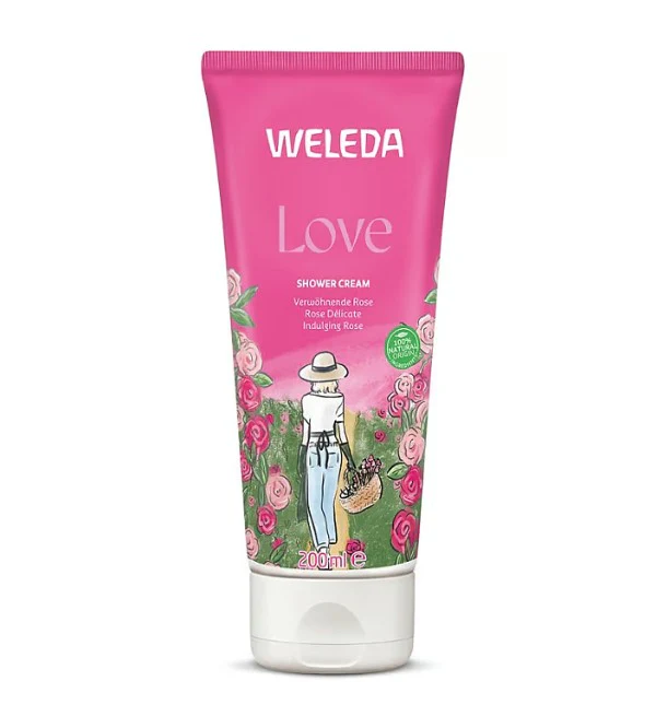 Weleda Love Shower Cream Rose 200ml