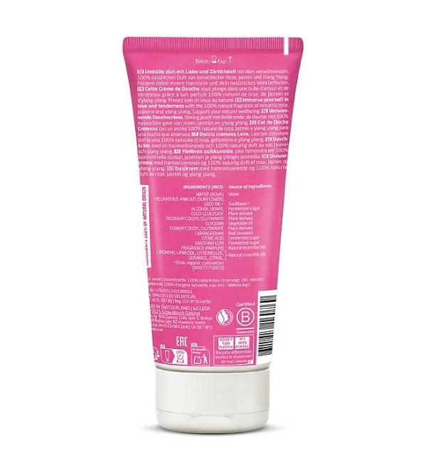 Weleda Love Shower Cream Rose 200ml - Image 2