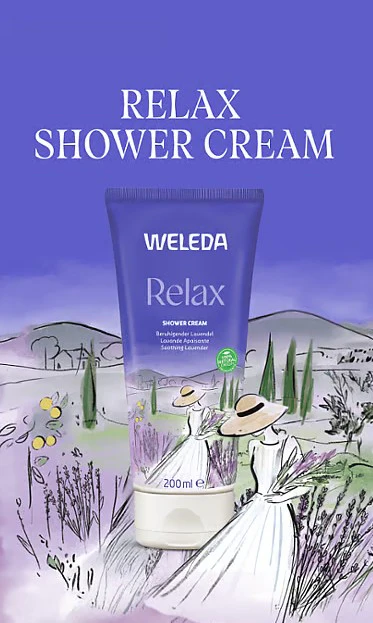 Weleda Relax Shower Cream - Image 4