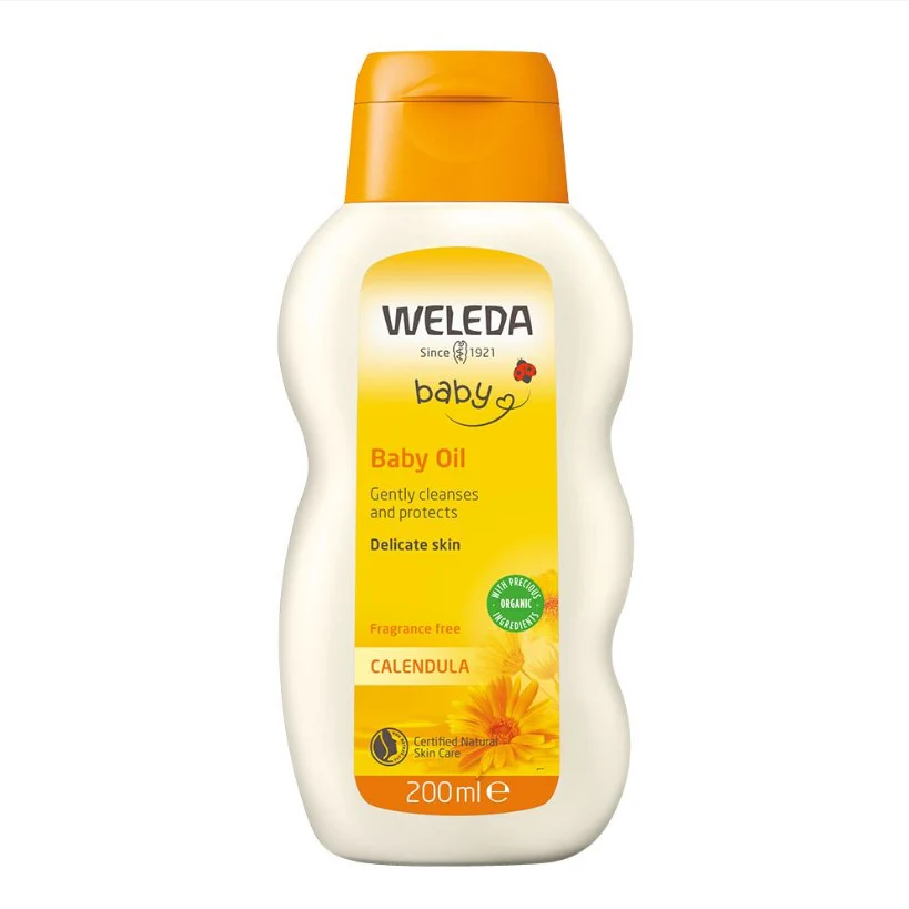 Weleda Calendula Baby Oil Fragrance Free