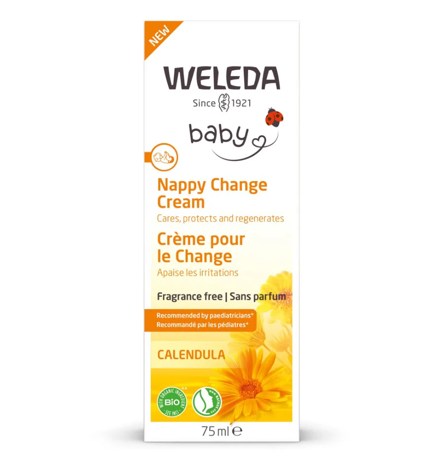 Weleda Calendula Nappy Change Cream Fragrance free 75ml - Image 2
