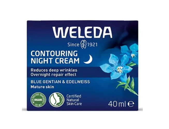 Weleda Contouring Night Cream Blue Gentian & Edelweiss 40ml - Image 2