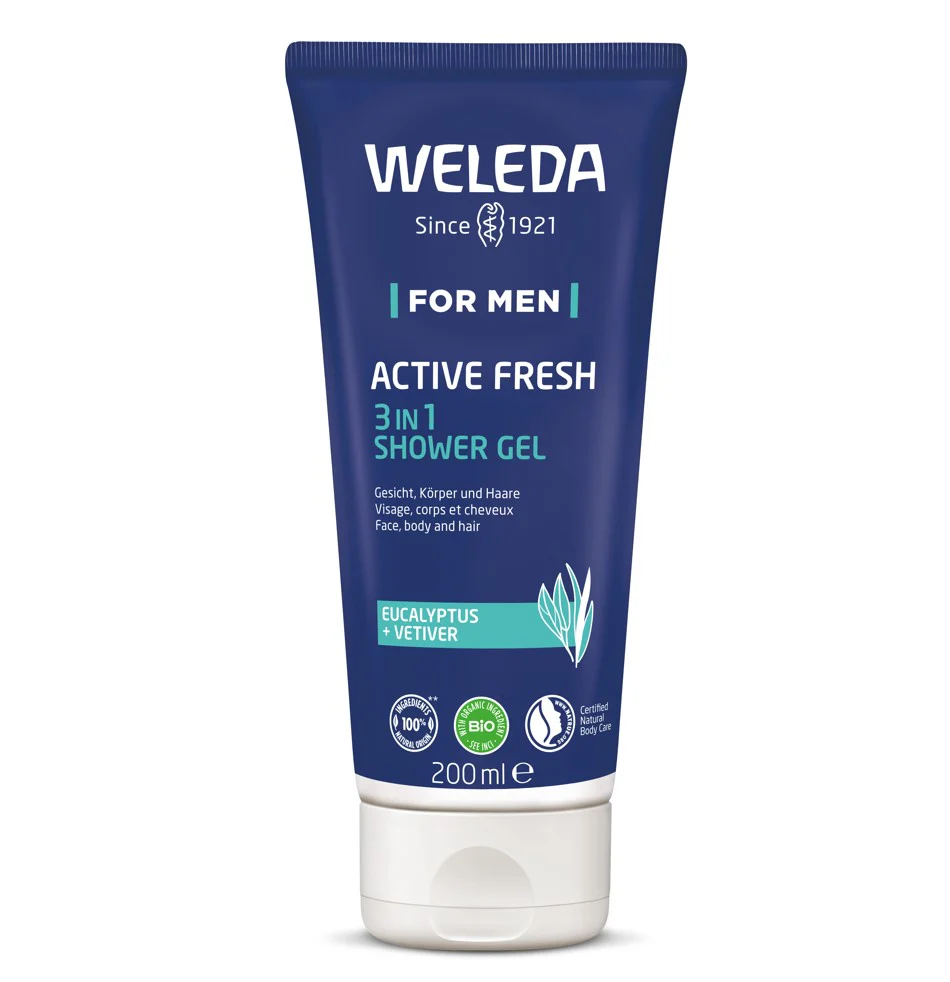 Weleda Men Active Fresh 3in1 Shower Gel