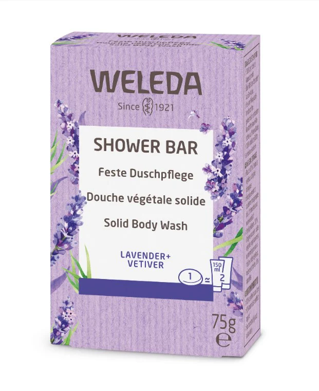 Weleda Shower Bar Lavender & Vetiver 75g