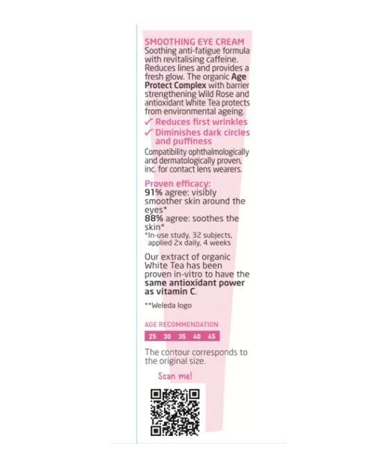 Weleda Smoothing Eye Cream Wild Rose & White Tea 12ml - Image 3