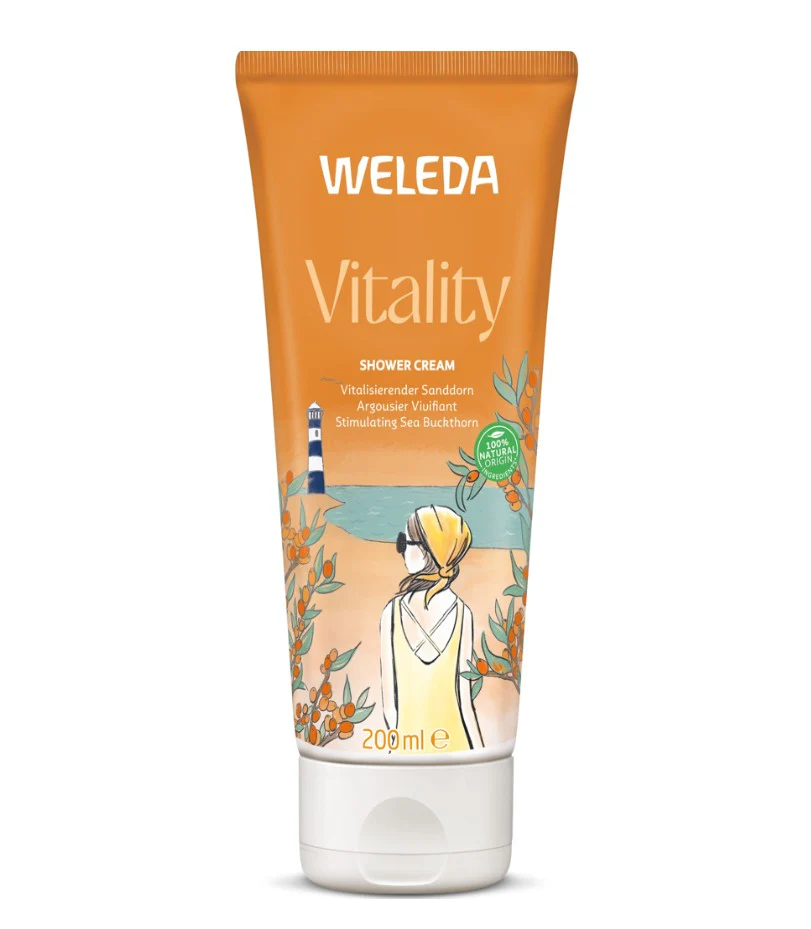 Weleda Vitality Shower Cream Sea Buckthorn