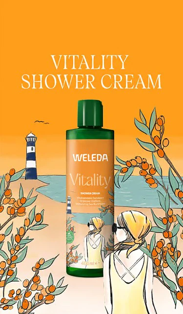 Weleda Vitality Shower Cream Sea Buckthorn - Image 4