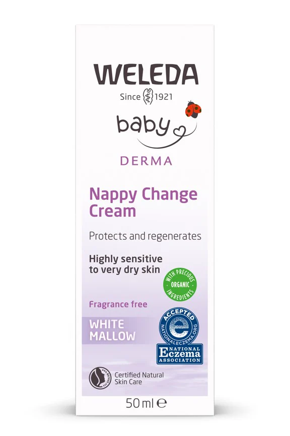 Weleda Baby White Mallow Nappy Change Cream 50ml - Image 2