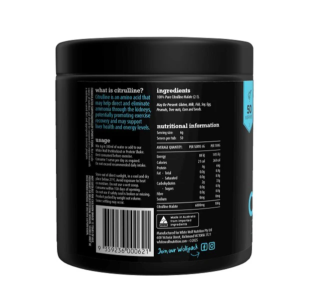 White Wolf Nutrition Citrulline 300g - Image 2