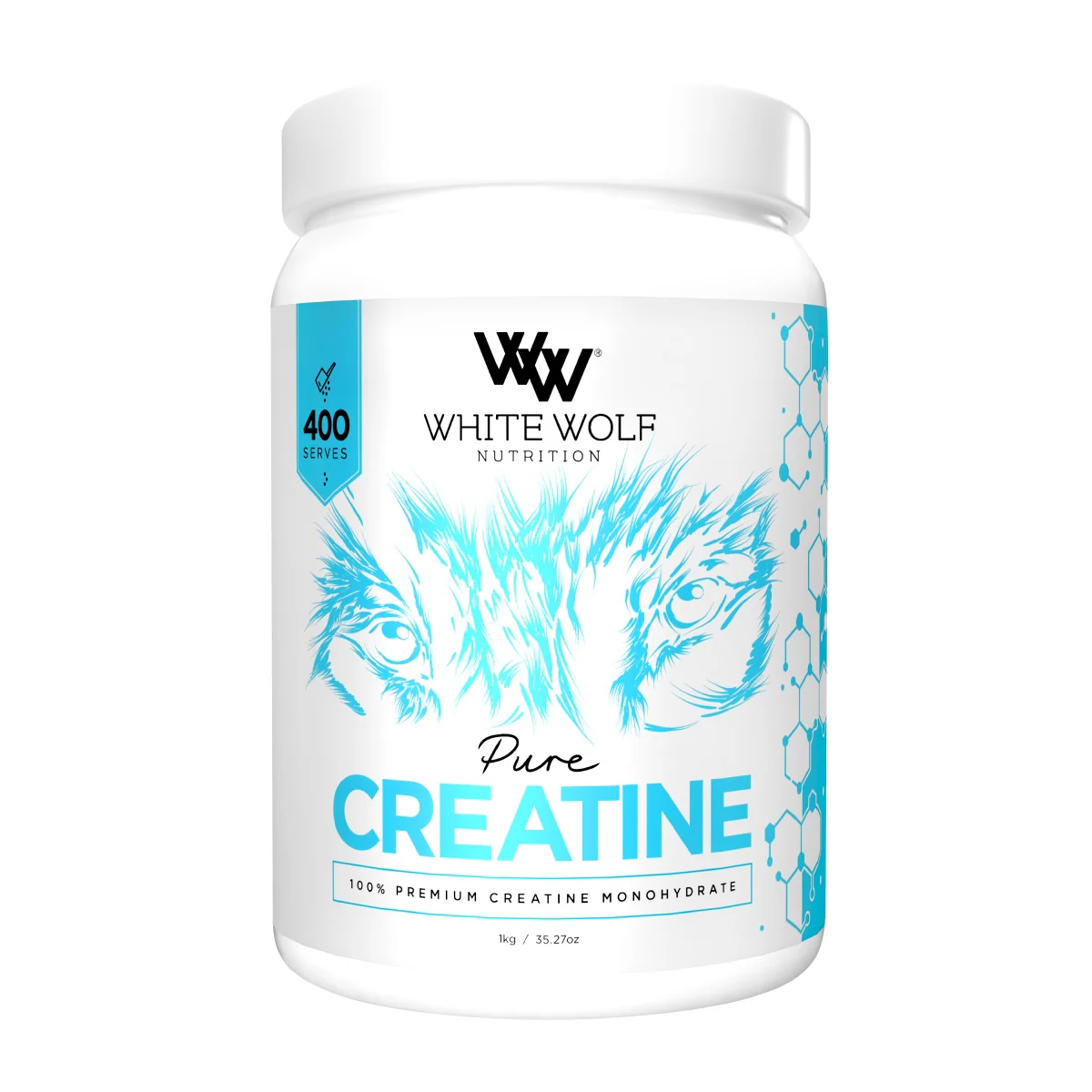 White Wolf Nutrition Creatine 200 serves 500g - Image 3