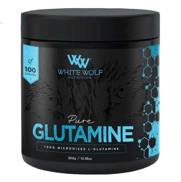White Wolf Nutrition Glutamine 100 serves 300g