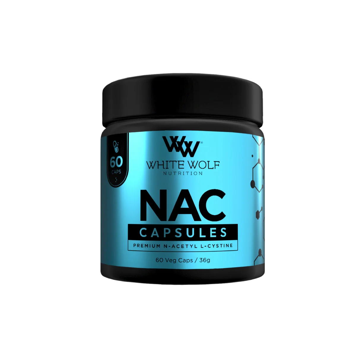 White Wolf Nutrition Pure NAC 60 capsules