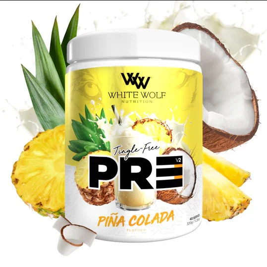 White Wolf Nutrition Tingle Free PR3 Pina Colada 320g - Image 4