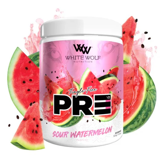 White Wolf Nutrition Tingle Free PR3 Sour Watermelon 320g - Image 4