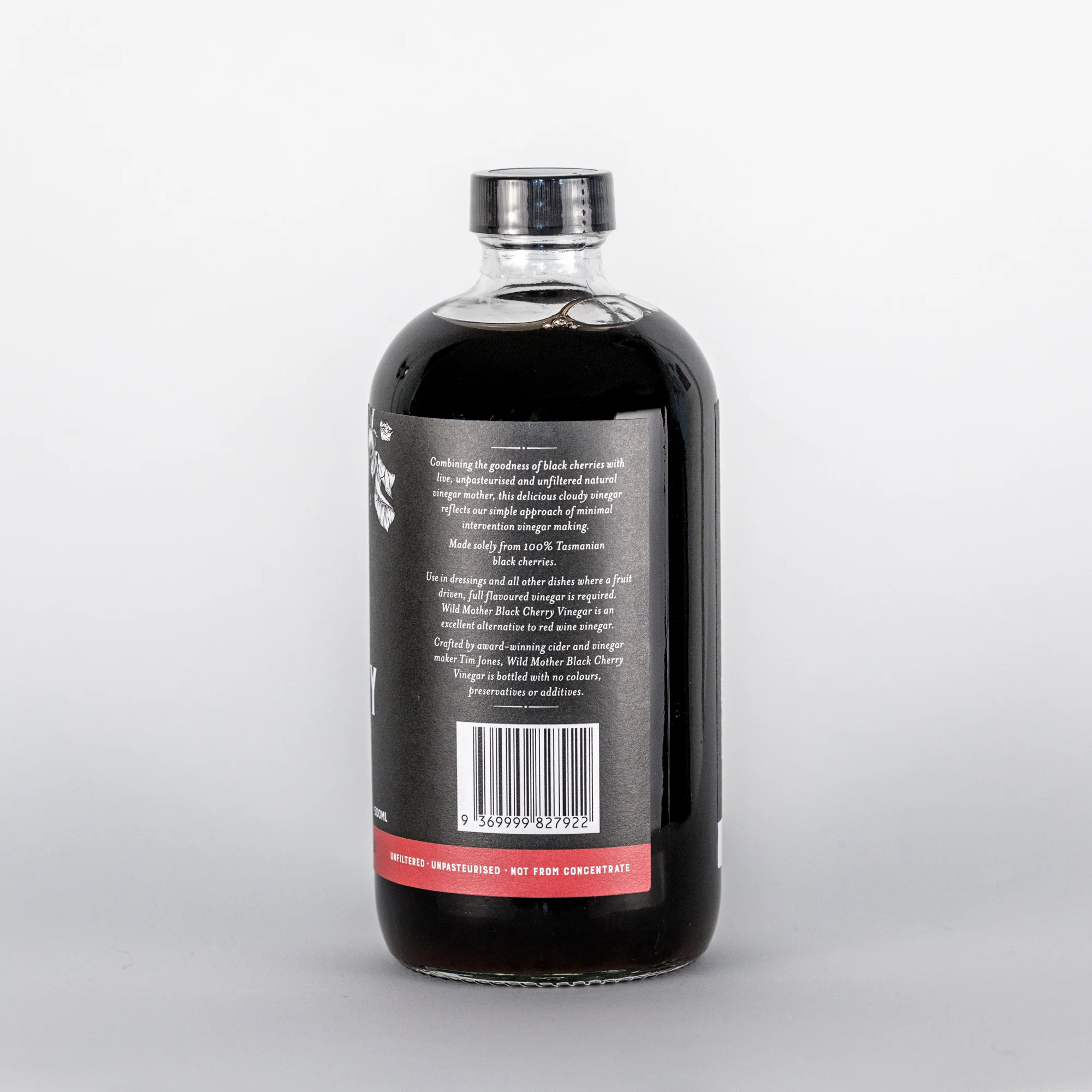 Wild Mother Tasmania Black Cherry Vinegar 500ml - Image 4