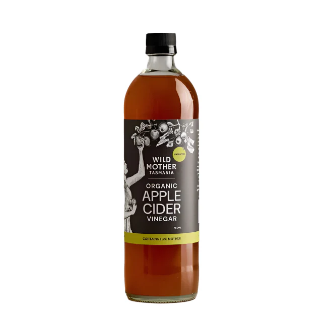 Wild Mother Tasmania Organic Apple Cider Vinegar 750ml
