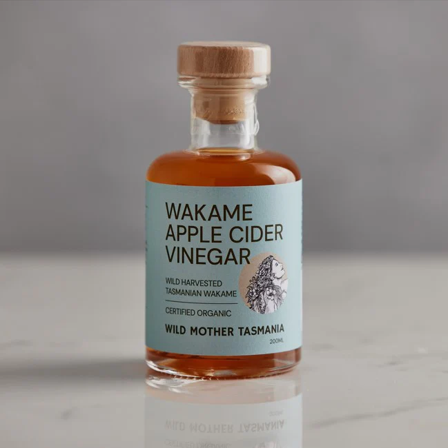 Wild Mother Tasmania Wakame Apple Cider Vinegar Certified Organic 200ml - Image 2