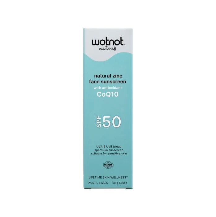 Wotnot Natural Zinc Face Sunscreen with CoQ10 50g - Image 4