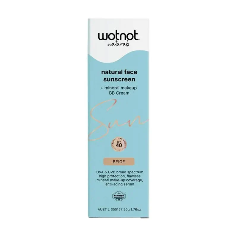 Wotnot Natural Face Sunscreen & BB Cream SPF40 50g - Image 5