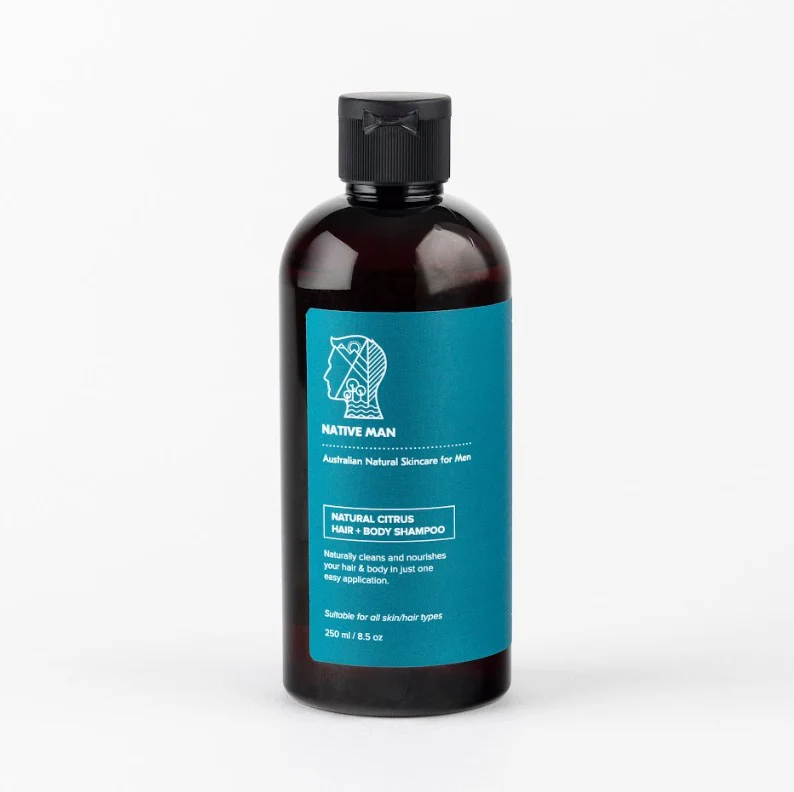 Zea Relief Native Man 2 in 1 Citrus Hair + Body Shampoo 250ml
