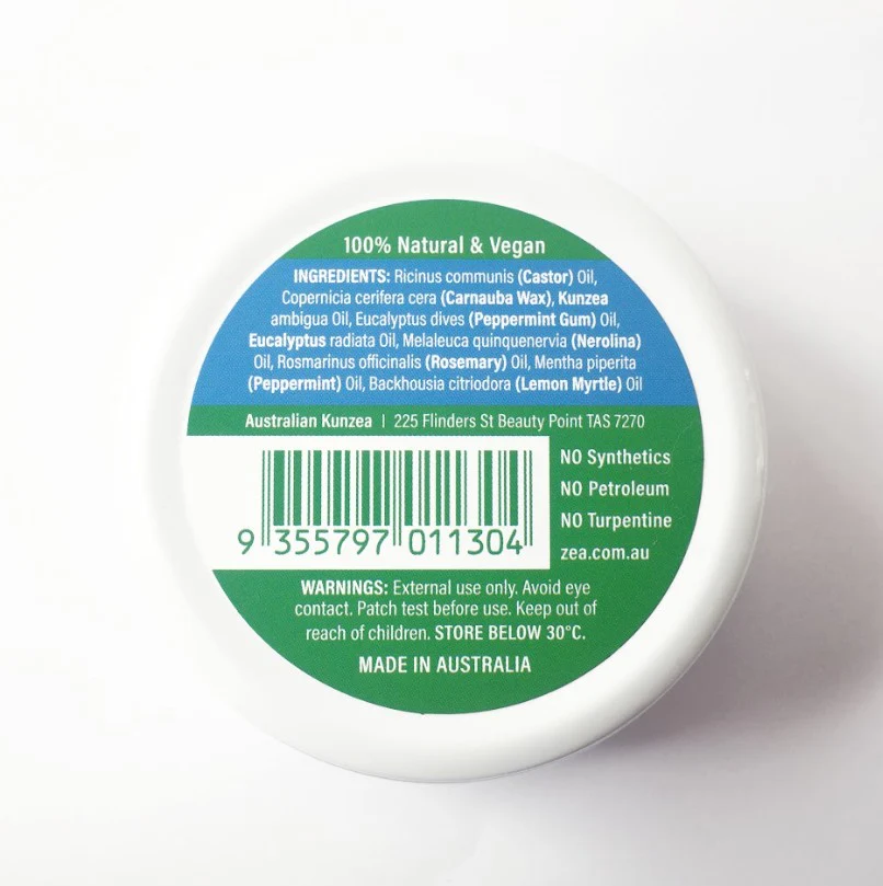 Zea Relief Natural Vapour Rub 50g - Image 4